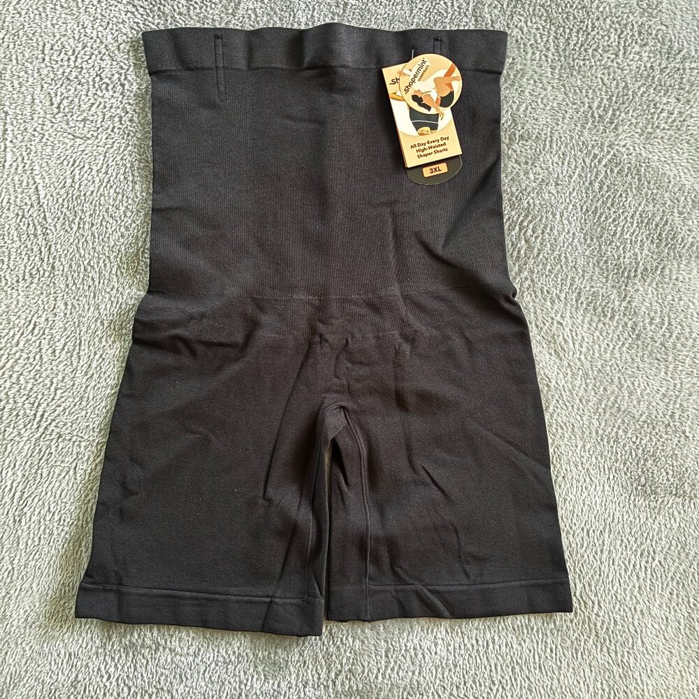 Shapermint Essentials High Waisted Shaper Shorts Black 3XL NWT